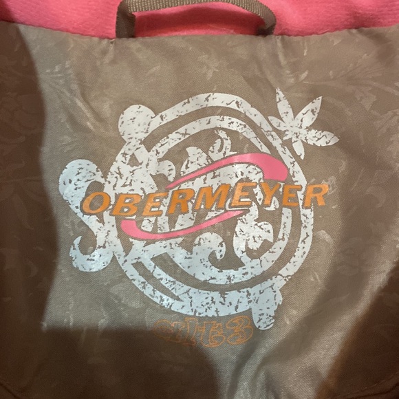 Obermeyer Girls size 14 pink ski jacket - Picture 2 of 8